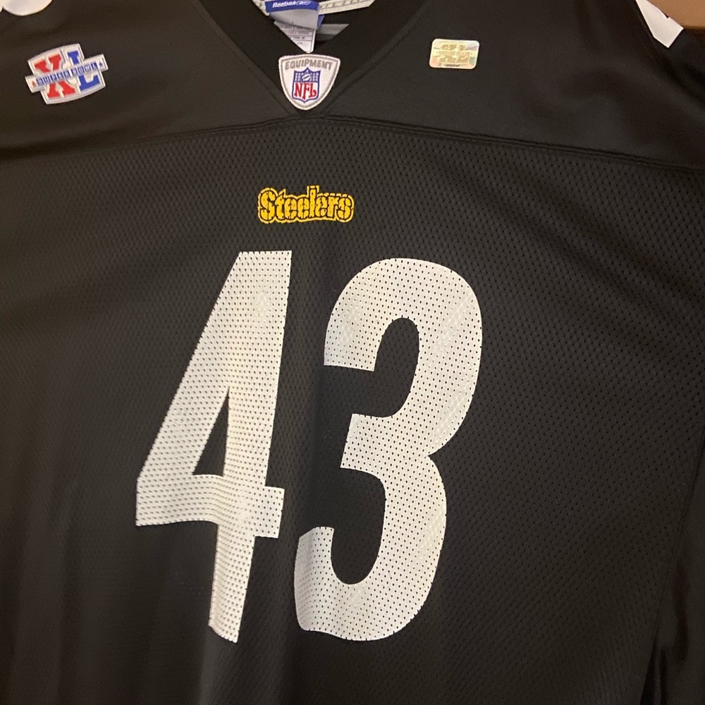 Super Bowl 40 Reebok Commemorative Jersey Troy Polamalu